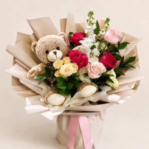 cute bear bouquet