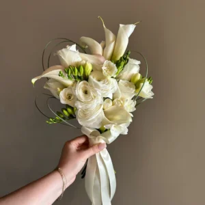 Bridal Bouquet. White Calla Lily