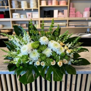 White Funeral Arrangement