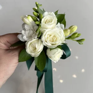 Hunter Green Corsage