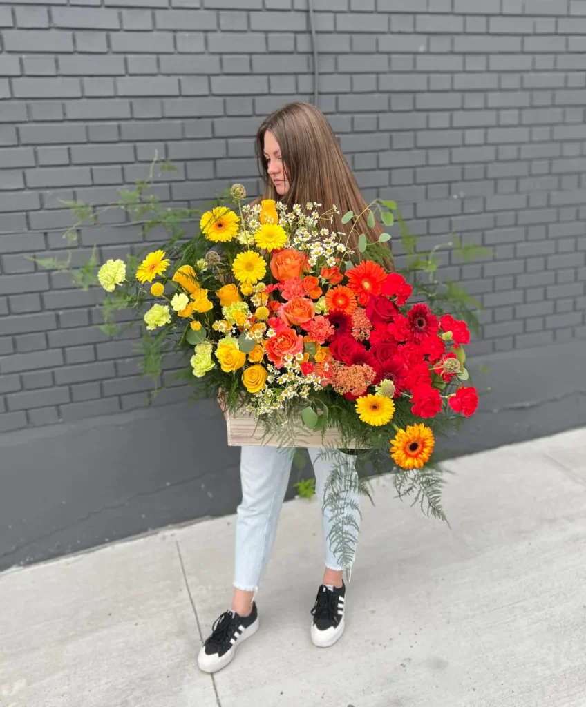 Flower Valley Boutique mixed floral arrangement