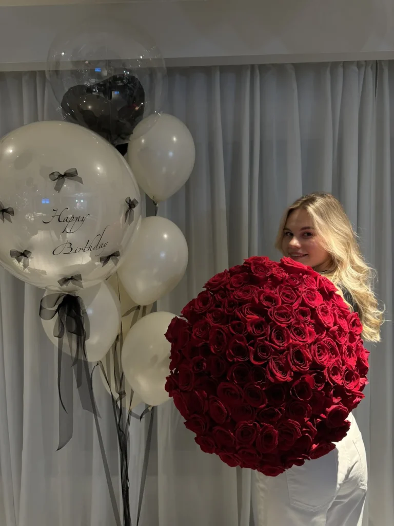 Flowers for birthday roses