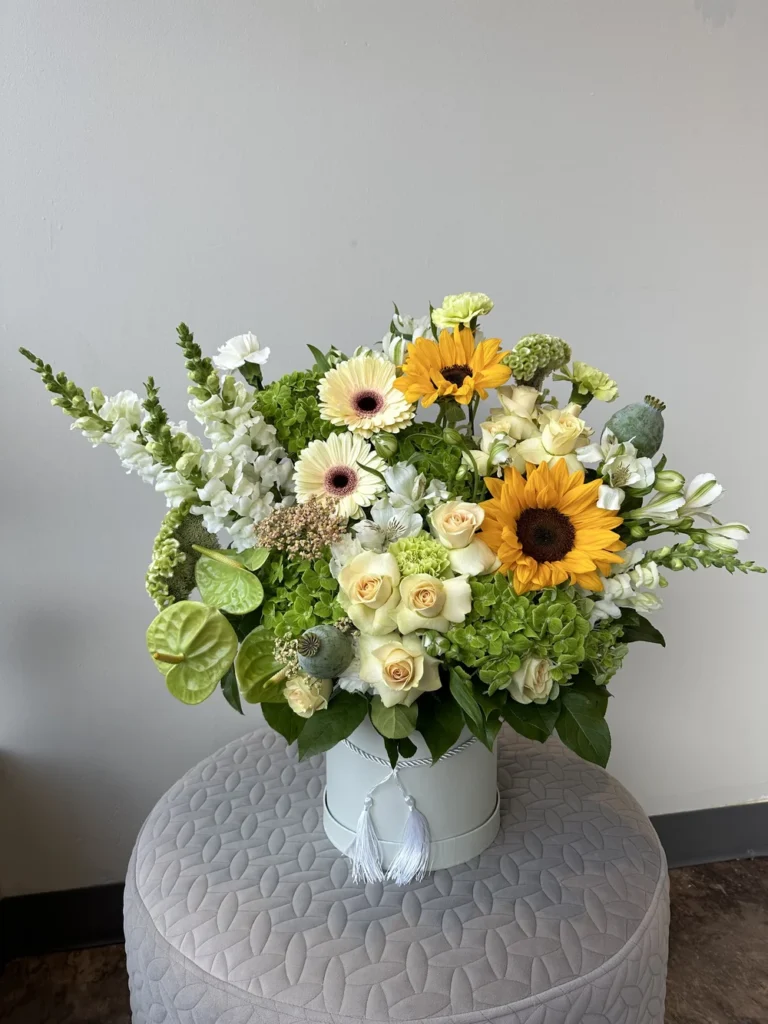 Beautiful mixed flower arrangement