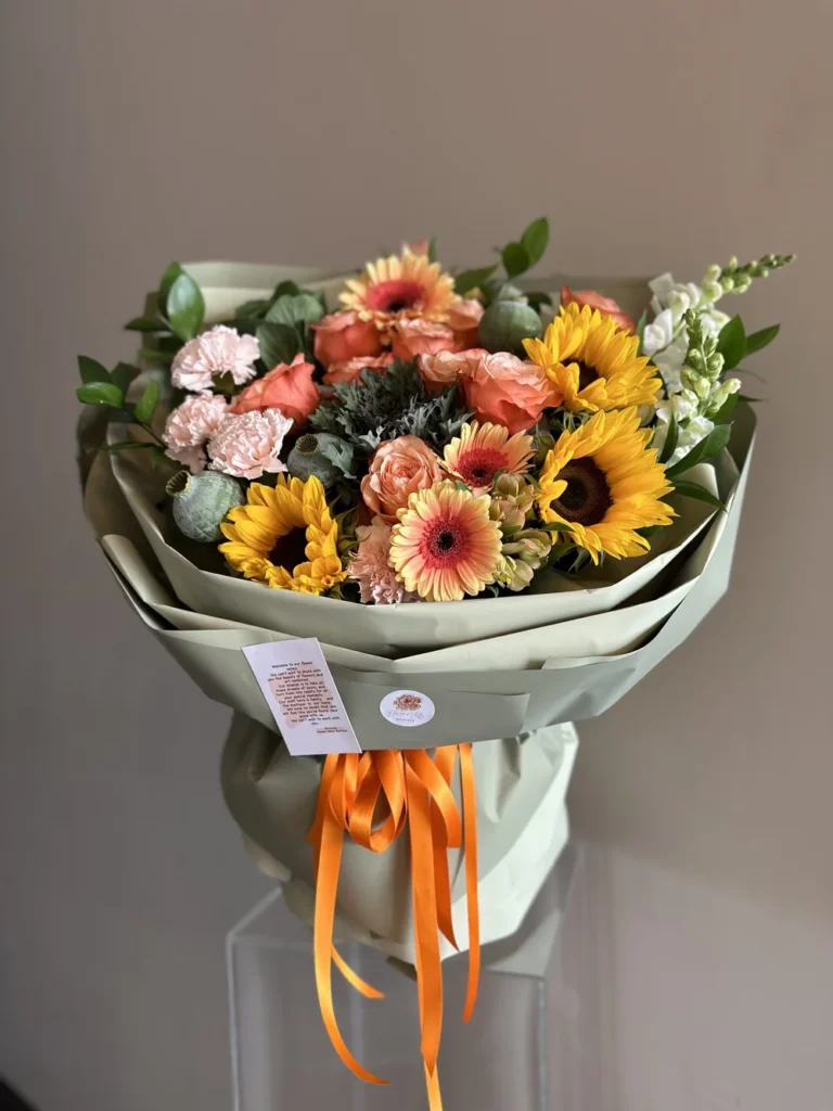 Seasonal floral arrangement
