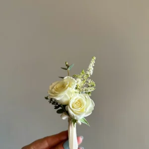 White Boutonniere