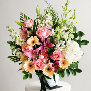 funeral arrangement "pink"