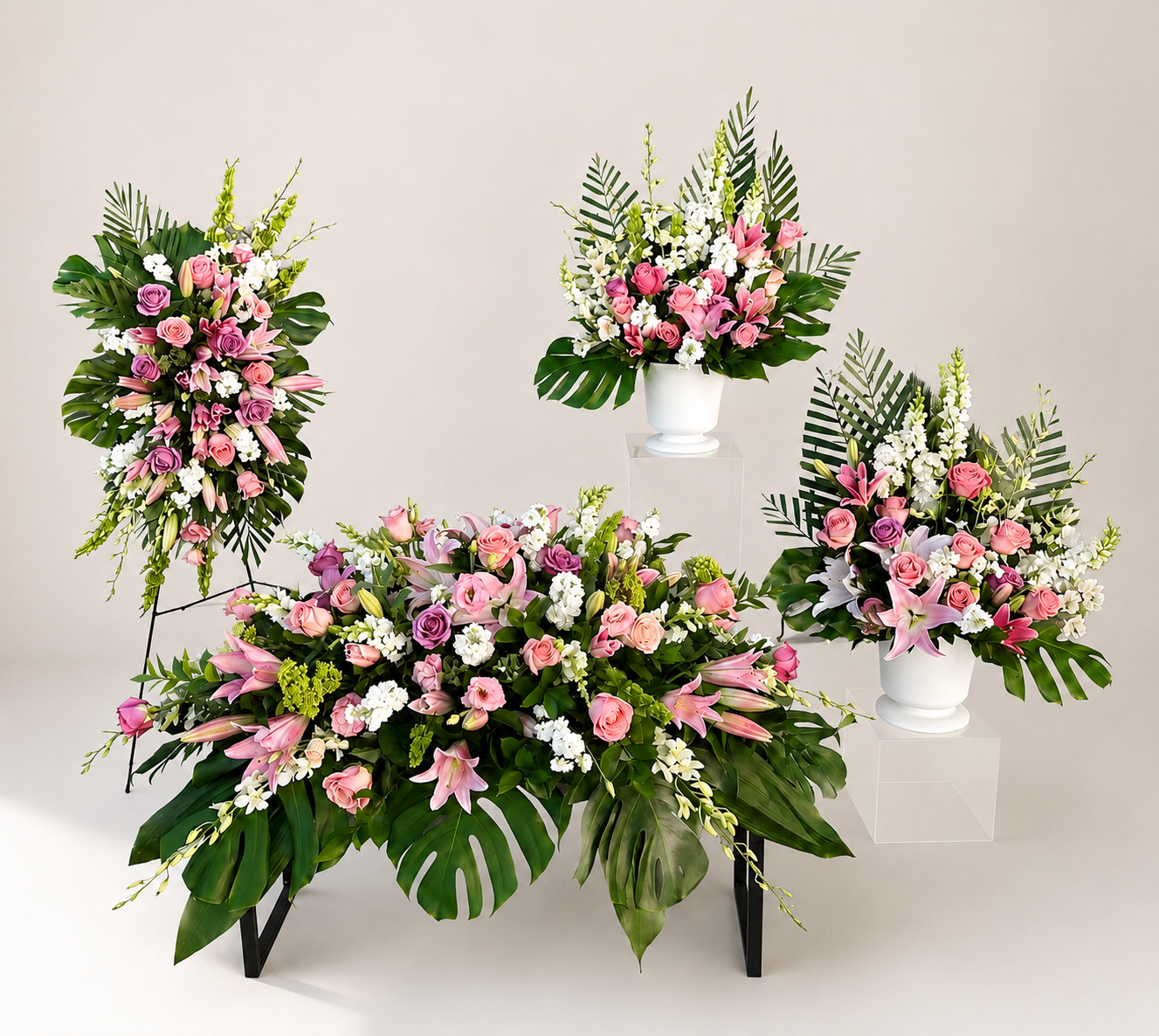 img_6045 "spirit of love" funeral flowers package (4 pieces)